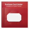 File Folders | Universal UNV20543 100-Sheet Capacity 11 in. x 8.5 in. 2-Pocket Plastic Folders - Red (10/Pack) image number 1