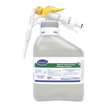 CLEANERS AND CHEMICALS | Diversey Care 5549271 5 Liter Alpha-HP Multi-Surface Disinfectant Cleaner - Citrus Scent (1/Carton)