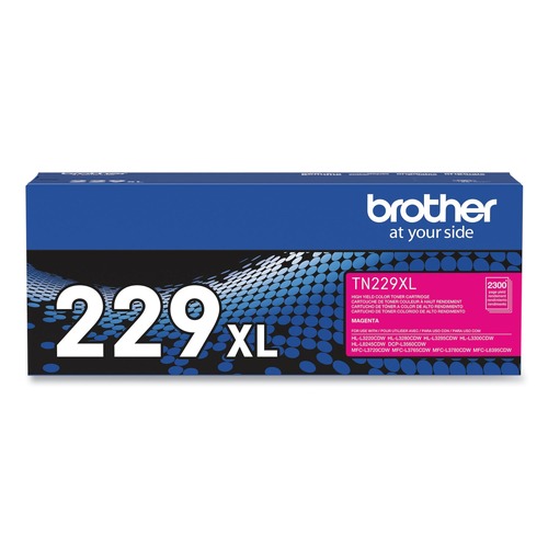 Ink & Toner | Brother TN229XLM 2,300 Page-Yield High-Yield Toner - Magenta image number 0