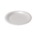 Bowls and Plates | Plastifar 12040 9 in. Diameter Poly Bag Plate Foam Dinnerware - White (500/Pack) image number 0