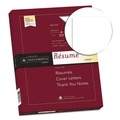 Copy & Printer Paper | Southworth RD18CF 8.5 in. x 11 in. 95 Bright 32 lbs. Bond Weight 100% Cotton Resume Paper - White (100/Pack) image number 1