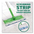 Mops | Swiffer 80810204 Sweep and Mop 12.4 in. x 2.95 in. 2-in-1 Dry/Wet Floor Mopping and Sweeping Kit - Silver Plastic Handle (6/Kit) image number 8