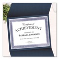 Frames | Geographics 47837 9.25 in. x 12.5 in. Tri-Fold Certificate Holder - Navy Blue (5/Pack) image number 3