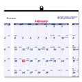Bulletin Boards | Brownline C172212 12-Month (Jan to Dec): 2026 24 in. x 36 in. Yearly Wall Calendar - White/Blue Sheets image number 3