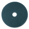 Sponges & Scrubbers | 3M 5300-20 20 in. Low-Speed High Productivity Floor Pads - Blue (5/Carton) image number 1