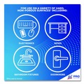 Hand Wipes | LYSOL Brand 19200-82159 7 in. x 7.25 in. 1-Ply Disinfecting Wipes - Lemon and Lime Blossom White (3/Pack) image number 6