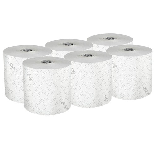 Paper Towels and Napkins | Scott 25703 1-Ply 1150 ft. Pro Hard Roll Paper Towels with Elevated Scott Design for Scott Pro Dispenser - Gray Core Only (6/Carton) image number 0