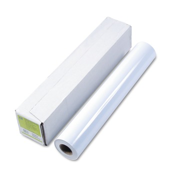 OFFICE AND OFFICE SUPPLIES | HP Q1426B DesignJet 24 in. x 100 ft. Format Paper for InkJet Printers - Large, High Gloss White (1 Roll)