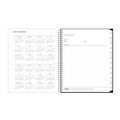Notebooks & Pads | Blue Sky 130606 11 in. x 8.5 in. 12-Month (Jul 2025-Jun 2026) Analeis Create-Your-Own Cover Weekly/Monthly Planner - White/Black/Coral image number 4