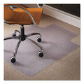 Office Chair Mats | ES Robbins 141042 45 x 53 Natural Origins Chair Mat with Lip for Carpet - Clear image number 0