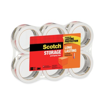 PRODUCTS | Scotch 3650-6 1.88 in. x 54.6 yards 3 in. Core Storage Tape - Clear (6/Pack)