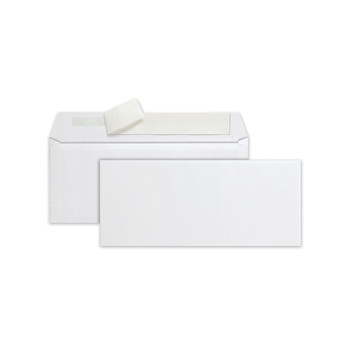 Quality Park QUA69022 4.13 in. x 9.5 in. #10 Commercial Flap Redi-Strip Heat-Resistant Adhesive Closure Redi-Strip Envelope - White (500/Box)