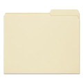File Folders | Smead 10385 0.75 in. Expansion 2/5-Cut Tab Guide Height Systems File Folders - Letter Size/Manila (100/Box) image number 2