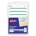 Labels | Avery 05203 0.69 x 3.44 Permanent File Folder Labels - White (252/Pack) image number 0