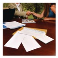 Envelopes & Mailers | Quality Park QUA69112 4.13 in. x 9.5 in. #10 Commercial Flap Redi-Strip Heat-Resistant Closure Redi-Strip Security Tinted Envelope - White (30/Box) image number 2