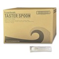 Cutlery | Boardwalk BWKSOUPMWPPIW 4.86 in. Mediumweight Wrapped Polypropylene Soup Spoon Cutlery - White (1000/Carton) image number 0