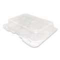 Food Trays, Containers, and Lids | Plastifar 18200 Bakery Containers, Muffin/Cupcake, 7.25 x 9.88 x 3.13, Clear, 250/Carton image number 1