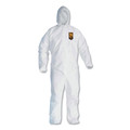 Safety & First Aid | Ansell 49116 A20 Breathable Particle Protection Coveralls with Zip Closure - Triple Extra Large, White (20/Carton) image number 0