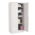 Office Filing Cabinets & Shelves | Tennsco 2470-LGY 36 in. x 24 in. x 78 in. High Deluxe Cabinet - Light Gray image number 0