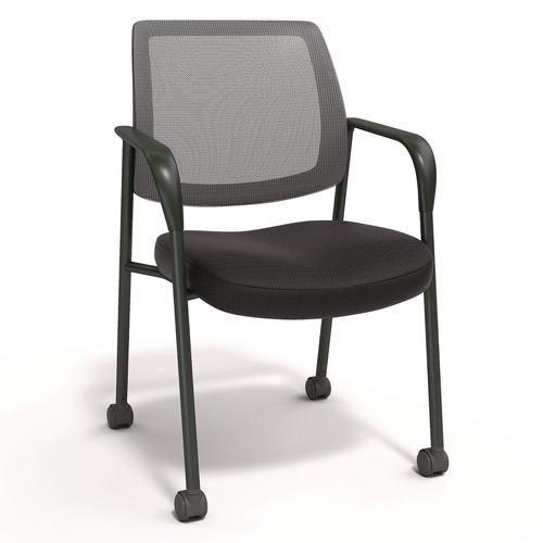 Office Chairs | Alera ALEWX43BME17 24.41 in. x 23.62 in. x 35.04 in. Wessex Mesh Fabric Guest Chair - Black image number 0