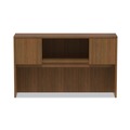 Office Desks & Workstations | Alera VA286015WA 58.88 in. x 15 in. x 35.38 in. Valencia Series 4-Compartment Hutch with Doors - Modern Walnut image number 2