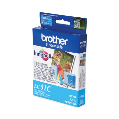 Ink & Toner | Brother LC51C LC51C Innobella 400 Page-Yield Ink - Cyan image number 0