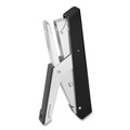Back to School Sale | Fellowes Mfg Co. 5014801 LX890 0.25 in./0.31 in. Staples 40-Sheet Capacity Handheld Plier Stapler with Antimicrobial Protection - Black/White image number 1