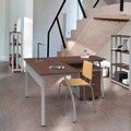 Office Desks & Workstations | Linea Italia LITTR735CH Trento Line 31.5 in. x 11.5 in. x 43.25 in. 4 Shelf Bookcase - Cherry image number 9