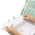 File Folders | Smead 26825 2 in. Expansion 4-Fastener End Tab Classification Folders - Letter Size/Manila Exterior (10/Box) image number 6
