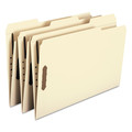 File Folders | Smead 19537 0.75 in. Expansion 1/3-Cut Top Tab Fastener Folders, 2 Fasteners - Legal Size/Manila Exterior (50/Box) image number 4