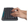 Office Electronics & Batteries | Logitech 920-003051 K270 USB Unifying Receiver Wireless Keyboard - Black image number 3