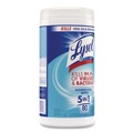 Hand Wipes | LYSOL Brand 19200-89346 7 in. x 7.25 in. 1-Ply Disinfecting Wipes - Crisp Linen/White (6/Carton) image number 3