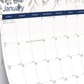 Bulletin Boards | Blueline C173128 12-Month (Jan to Dec): 2026 12 in. x 17 in. Floral Artwork Colorful Wall Calendar - White Sheets image number 4