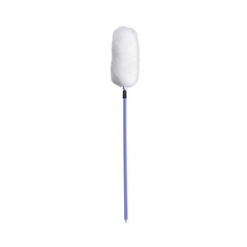 CLEANING BRUSHES | Boardwalk BWKL3850 35 in. - 48 in. Plastic Handle Lambswool Duster - Assorted
