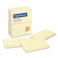 Just Launched | Highland 6559 3 in. x 5 in. Self-Stick Notes - Yellow (12 Pads/Pack) image number 0