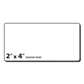 Labels | Avery 05663 2 in. x 4 in. Matte Clear Easy Peel Mailing Labels with Sure Feed Technology for Laser Printers - Clear (10/Sheet, 50 Sheets/Box) image number 2