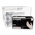 Disposable Gloves | Ammex TLF44100 4 mil Powder-Free Latex Disposable Gloves - Medium, Ivory (1000/Carton) image number 1