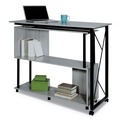 Office Electronics & Batteries | Safco 1904GR Mood Standing Height Desk 53.25-in X 21.75-in X 42.25-in Gray image number 0