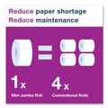 Toilet Paper | Tork 12024402 Advanced 3.48 in. x 751 ft. 2-Ply Septic Safe Mini-Jumbo Roll Bath Tissue - White (12/Carton) image number 5