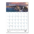 Bulletin Boards | House of Doolittle 378 12-Month Jan to Dec 2025 12 in. x 16.5 in. Scenic Beauty Photography Earthscapes Recycled Monthly Wall Calendar - White Sheets image number 1