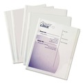 Sheet Protectors | C-Line 32457 0.13 in. Capacity 8.5 x 11 Vinyl Report Covers with Binding Bars - Clear (50/Box) image number 1