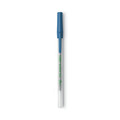 Pens | BIC GSME509BE Ecolutions Round Stic Medium 1 mm. Stick Ballpoint Pen Value Pack - Blue Ink/Clear Barrel (50/Pack) image number 1