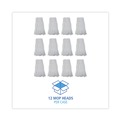 Mops | Boardwalk BWK2032RCT #32 Cut-End Rayon Wet Mop Head - White (12/Carton) image number 3