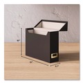 File Folders | Smead 70233 Flip Top File Box Letter Files 13 x 3.7 x 10 Charcoal image number 1