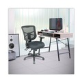 Just Launched | Alera ALEEL42ME10B 17.7 in. to 21.4 in. Seat Height Elusion Series Mesh Mid-Back Prem Fabric Multifunction Chair Supports Up to 275 lbs. - Black image number 6