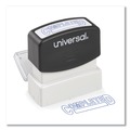 Just Launched | Universal UNV10044 Pre-Inked Completed Message Stamp - Blue Ink image number 3