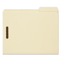 File Folders | Smead 14538 1/3-Cut Tabs Right 0.75 in. Expansion 2 Fasteners Letter Size Top Tab Fastener Folders - Manila Exterior (50/Box) image number 1