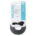 Just Launched | Velcro 90924 ONE-WRAP 0.5 in. x 8 in. Pre-Cut Thin Ties - Black/Gray (50/Pack) image number 0