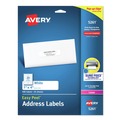 Labels | Avery 05261 1 in. x 4 in. Easy Peel Address Labels with Sure Feed Technology for Laser Printers - White (20/Sheet, 25 Sheets/Pack) image number 0