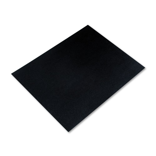 Just Launched | Pacon P5448-1 22 in. x 28 in. Peacock Four-Ply Railroad Board - Black (25/Carton) image number 0